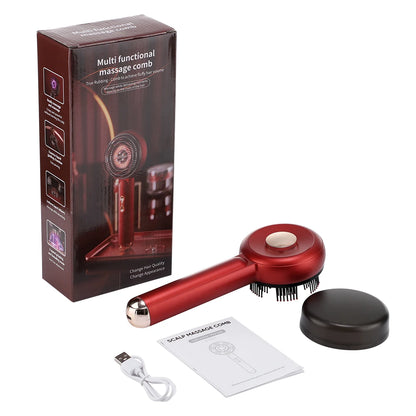 Electric Vibration Massage Comb Massage Scalp Brush Applicator Inject Essential Oils Scalp Care & Hair Care
