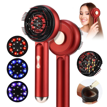 Electric Vibration Massage Comb Massage Scalp Brush Applicator Inject Essential Oils Scalp Care & Hair Care