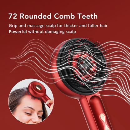Electric Vibration Massage Comb Massage Scalp Brush Applicator Inject Essential Oils Scalp Care & Hair Care