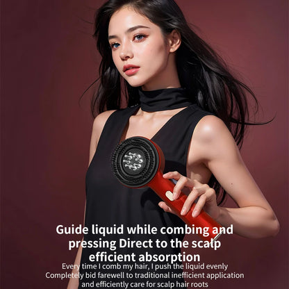 Electric Vibration Massage Comb Massage Scalp Brush Applicator Inject Essential Oils Scalp Care & Hair Care